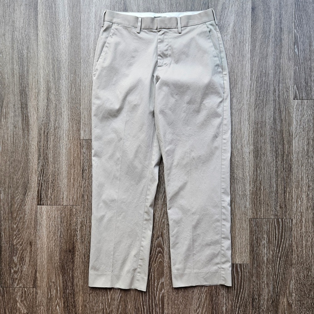 Apt 9 Mens Modern Fit Chino Pants Tan Khaki Stretch Cotton Blend 30x32